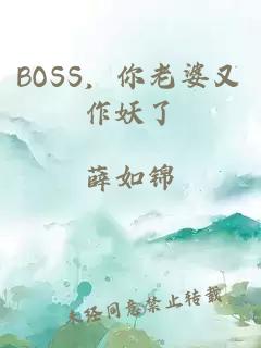 BOSS，你老婆又作妖了