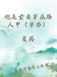 炮灰前妻穿成路人甲（穿書）